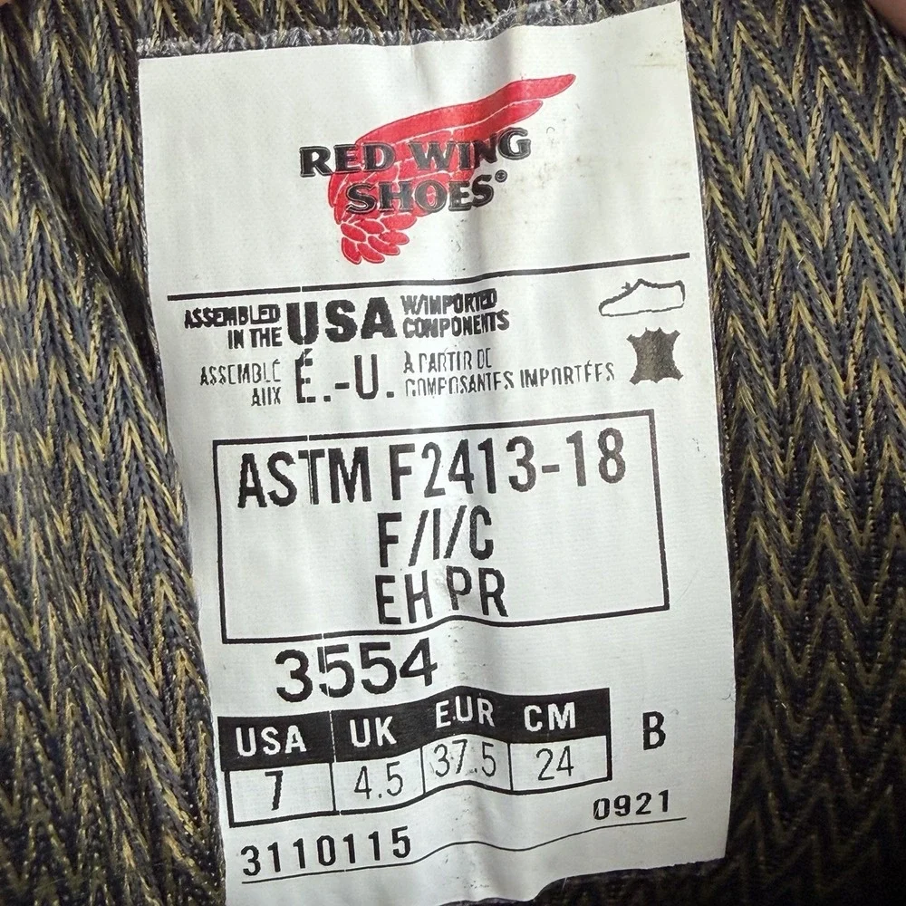 Red Wing 3554 BRNR XP 8
